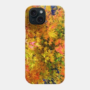 Orange and yellow leaves Phone Case