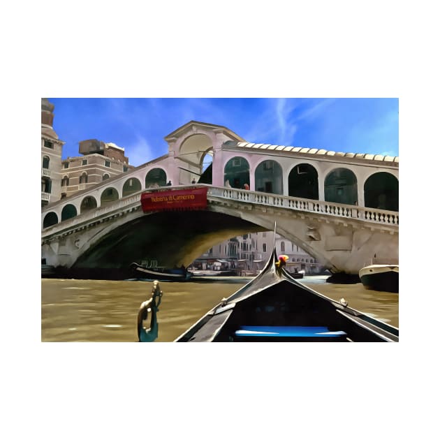 Rialto Bridge, Venice. Acrylically done by JonDelorme