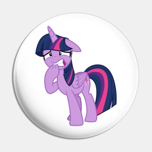 Twilight Sparkle biting her hoof Pin