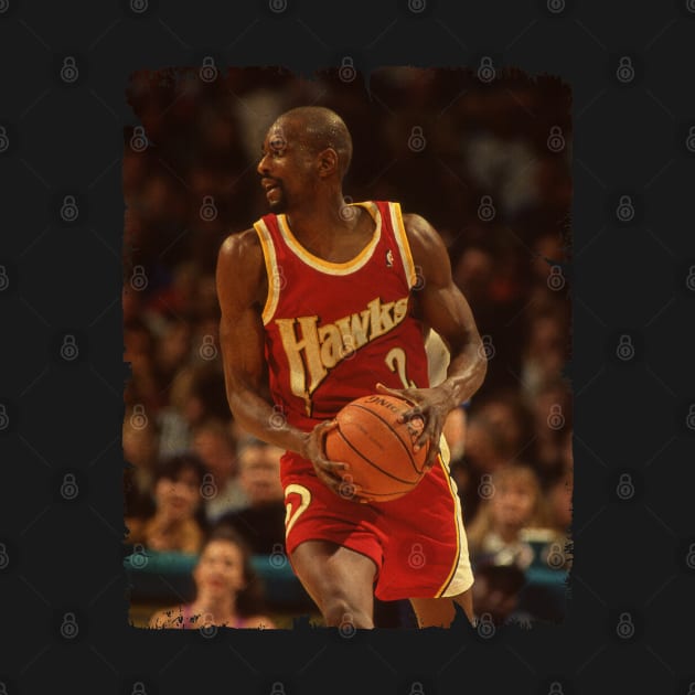 Stacey Augmon - Vintage Design Of Basketball by JULIAN AKBAR PROJECT