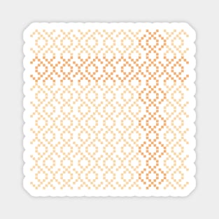 Steps into infinity, endless geometric pattern in Ethno Design Magnet