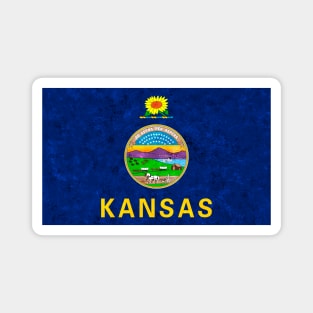 State flag of Kansas Magnet