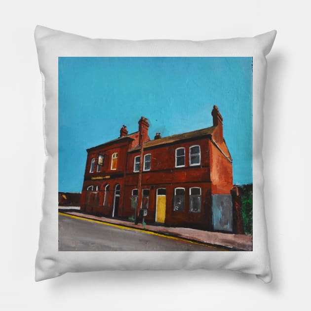 Birmingham, Pub in The Morning Sun Pillow by golan22may