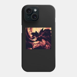 Black smoke Phone Case