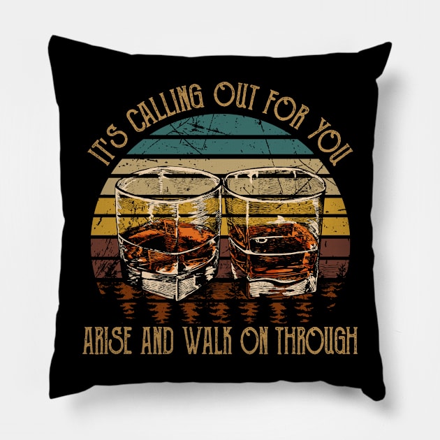 It's Calling Out For You Arise And Walk On Through Whisky Mug Pillow by KatelynnCold Brew