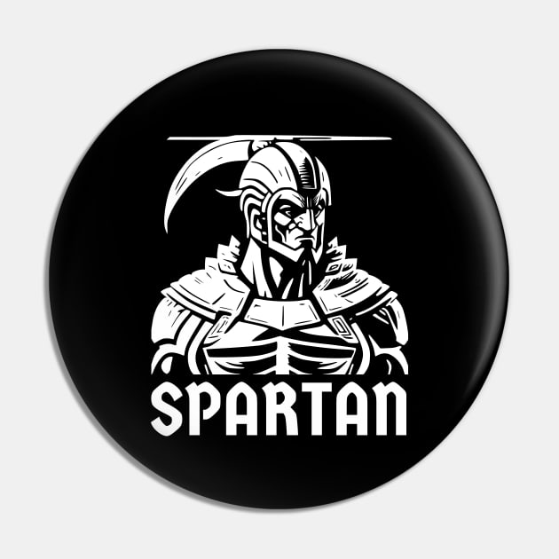 Spartan warrior Pin by Ravenglow