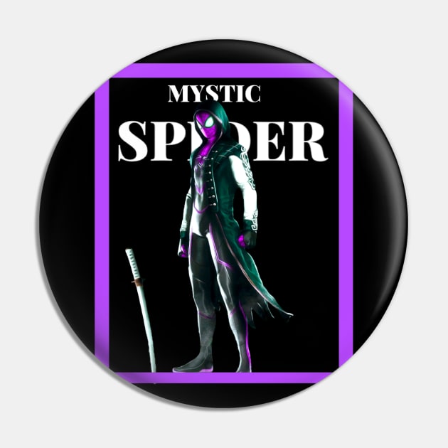 Mystic Spider Pin by CazzyShop