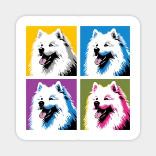 Samoyed Pop Art - Dog Lover Magnet