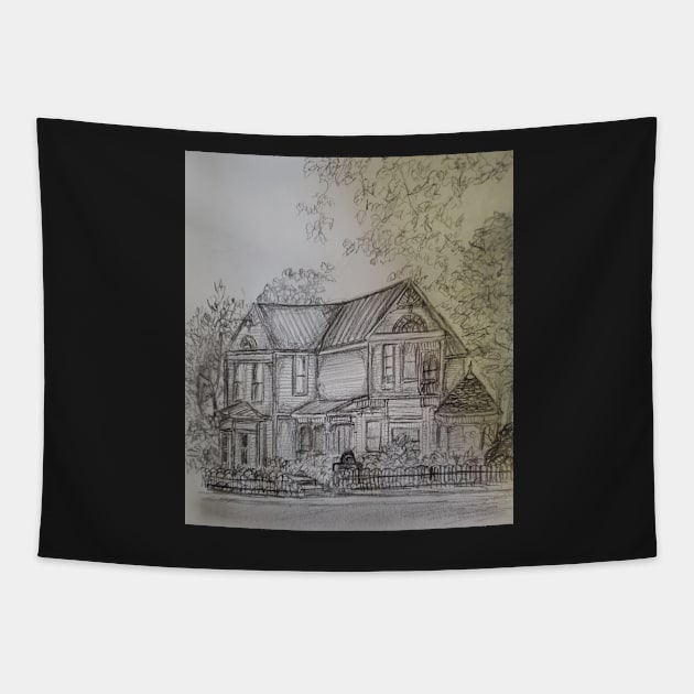 Brown County Home Tapestry by csteever