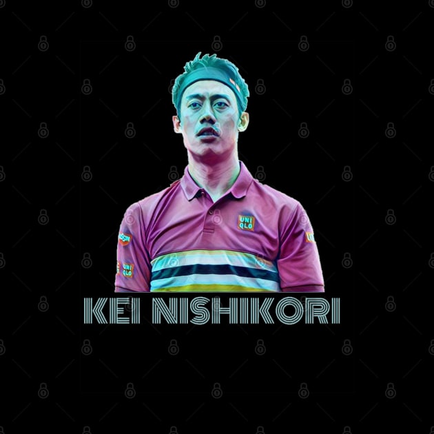 kei nishikori by BorodinaAlen