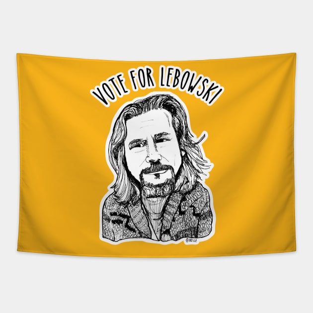 Vote for Lebowski Tapestry by inkeater