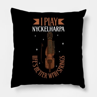 I play Nyckelharpa Pillow