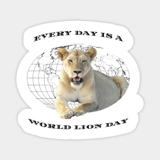 Every Day Is A Word Lion Day Magnet