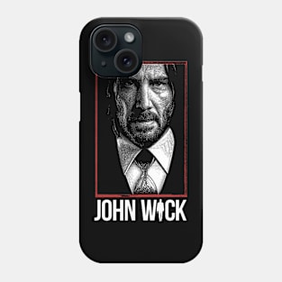 John Wick 90s Design Phone Case