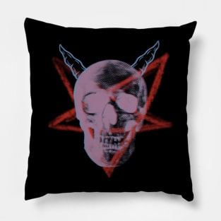 EVIL SKULL CHROMA Pillow