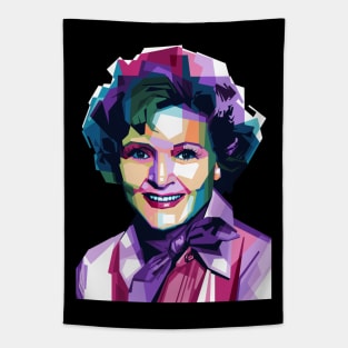 Betty White WPAP Tapestry