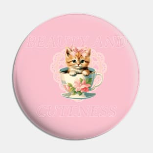 Beauty and Cuteness Coquette Aesthetic Pin