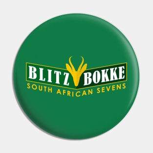 South African Sevens Rugby Blitzbokke Springbok Pin