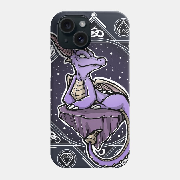 Violet Dragon Phone Case by xMorfina