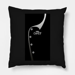 chef aprons funny design by ironpalette Pillow