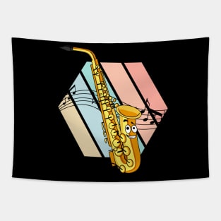 Saxophone Jazz Funny Music Radio Soul Tapestry