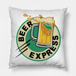 Beer Express Description Pillow