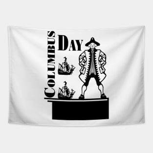 columbus day man Tapestry