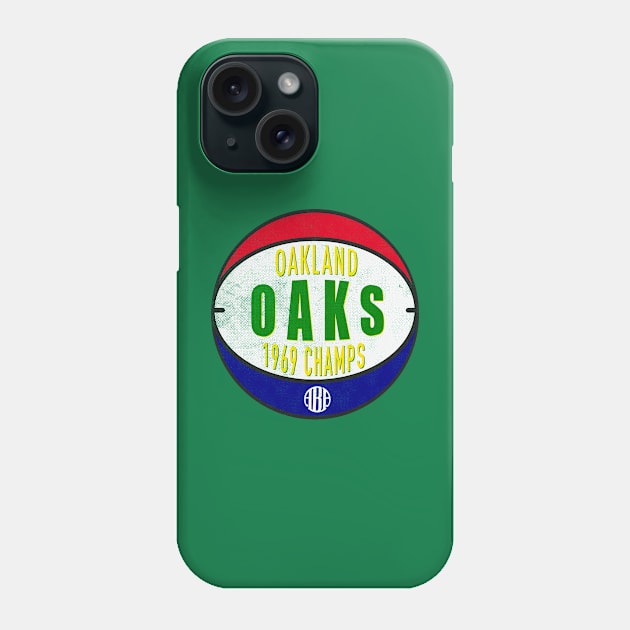 Defunct Oakland Oaks ABA Champs 1969 Phone Case by LocalZonly