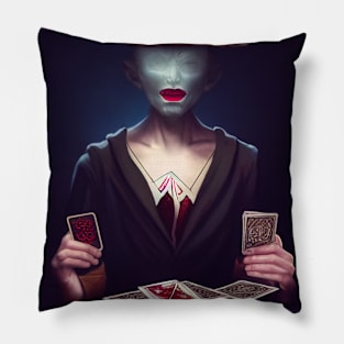 Faceless Dealer Pillow