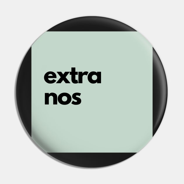 extra nos, green Pin by bfjbfj
