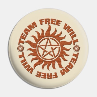 TEAM FREE WILL Pin