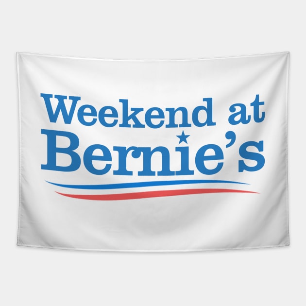 Weekend at Bernie's (Sanders) Tapestry by Fanboys Anonymous