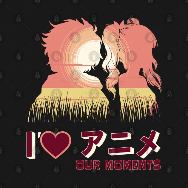 I love our moments #2 Anime style Couple by XYDstore
