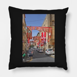 Floriana, Valletta, Malta Pillow