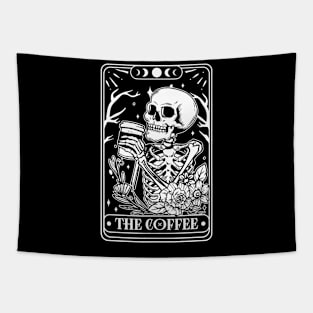 The Coffee Tarot Card Tapestry