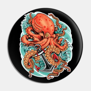 Giant Octopus Pin