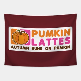 Pumpkin Lattes Tapestry