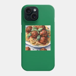 National Spaghetti Day - January 4 - Watercolor Phone Case