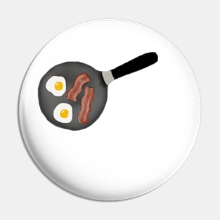 Eggs and Bacon Pin