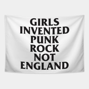 Girls Invented Punk Rock Not England Vintage Aesthetic Tapestry