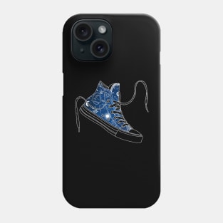 Aquarius high tops - Space canvas Phone Case