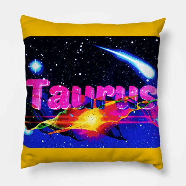 Cosmic Taurus Pillow by TheDaintyTaurus