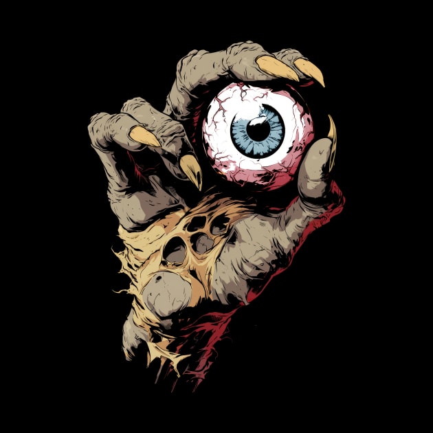 Hand and Giant Eyeball by JDTee