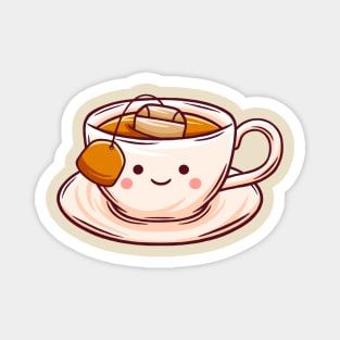 Kawaii Hot Tea Magnet