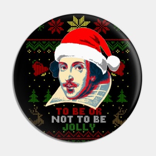 William Shakespeare To Be Or Not To Be Jolly Pin