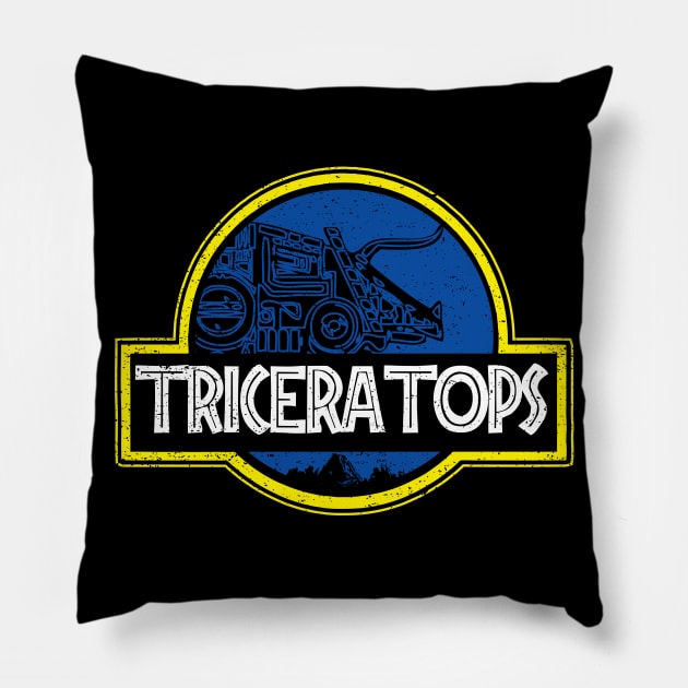 Triceratops Pillow by Daletheskater