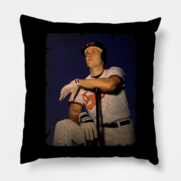 Cal Ripken - 2,632 Consecutive Games Played Pillow by Dealova