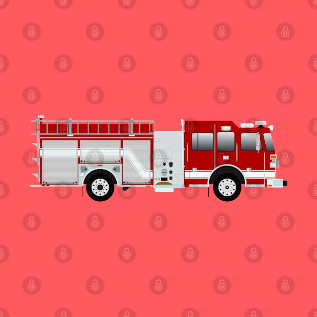 Red Fire Engine by BassFishin