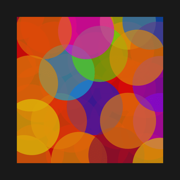 bright colorful pop art pattern by pauloneill-art