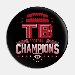 Tampa Bay Football Champions Pin